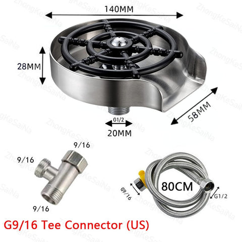 Stainless Automatic High Pressure Glass Rinser